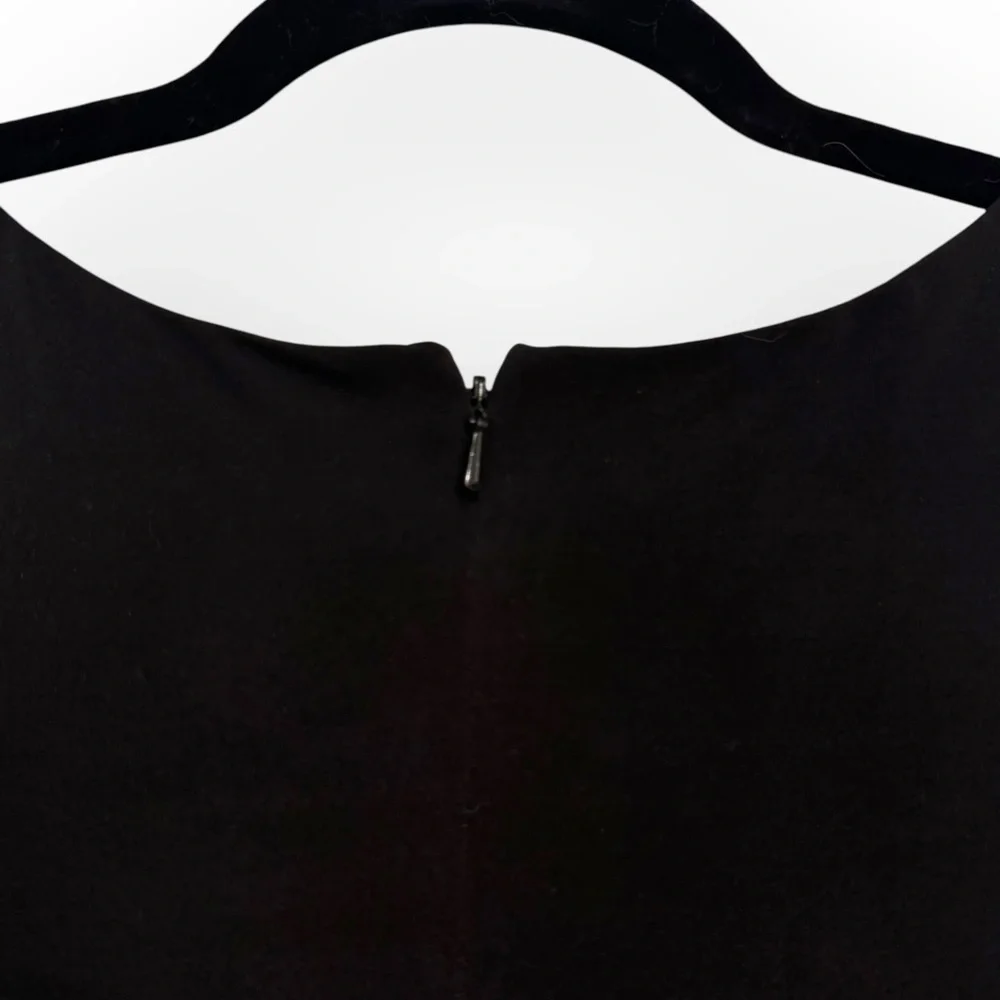 VINCE CAMUTO Faux Wrap Wide-Leg Jersey Jumpsuit, XL, Black - Picture 9 of 16